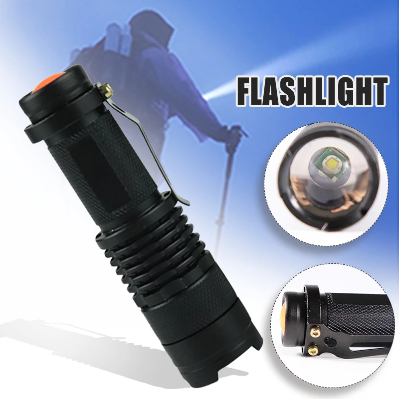 

Mini Handheld Flashlight with Clip Portable Lighting Tools Emergency Gear for Outdoor Camping Fishing 2020ing