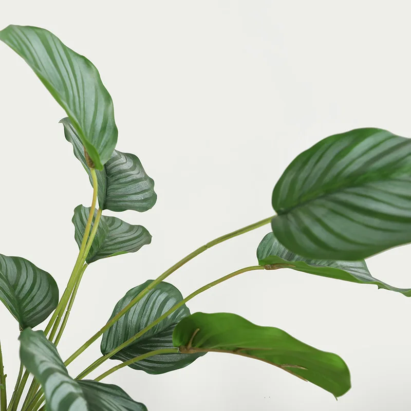 Натуральное прикосновение зеленые растение для домашнего сада искусственные