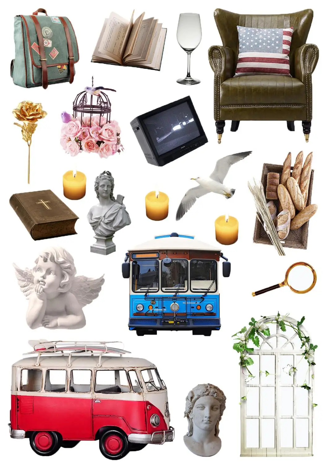 Старинная мебель Стикеры s ремесла и Скрапбукинг детские игрушки декоративная