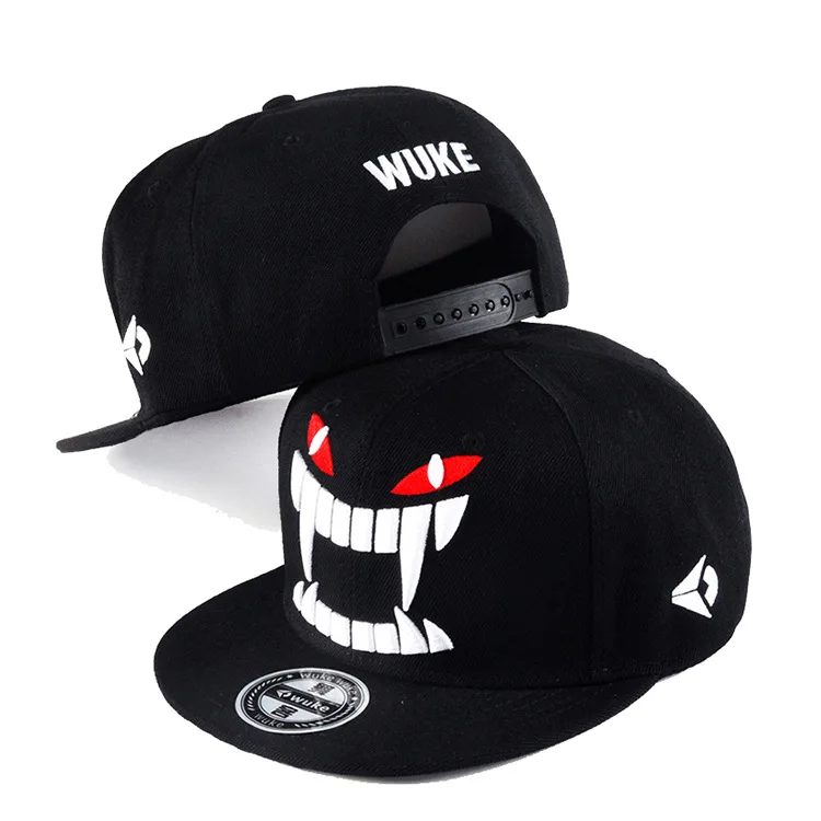 

2022 New Big Teeth Baseball Cap Tide Flat Hip Hop Hat Hip Hop Skateboard Cap