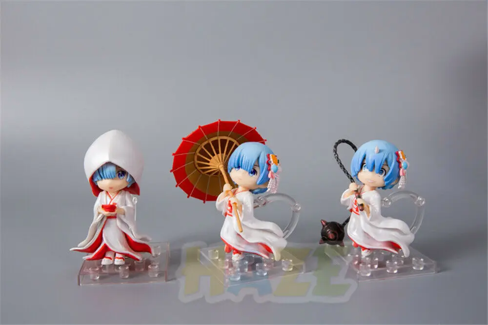 3 шт./компл. Горячая Аниме Re: жизнь в другой мир от нуля Rem высотка каблука 10 см/4