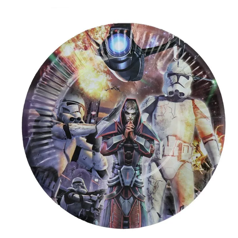 Тема из Звездных Войн набор посуды на день рождения скатерть салфетки чехол стол