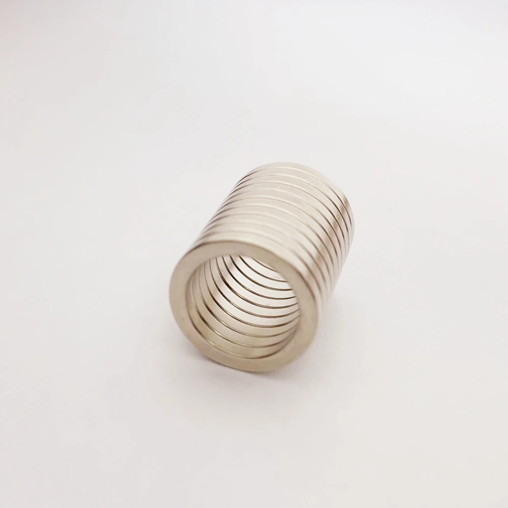 10 шт. неодимовые кольцевые магниты Dia16-dia12x2mm Нео супер сильный магнитный N35 с