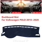Противоскользящий коврик для приборной панели автомобиля, для Volkswagen VW POLO MK6, 2018, 2019, 2020