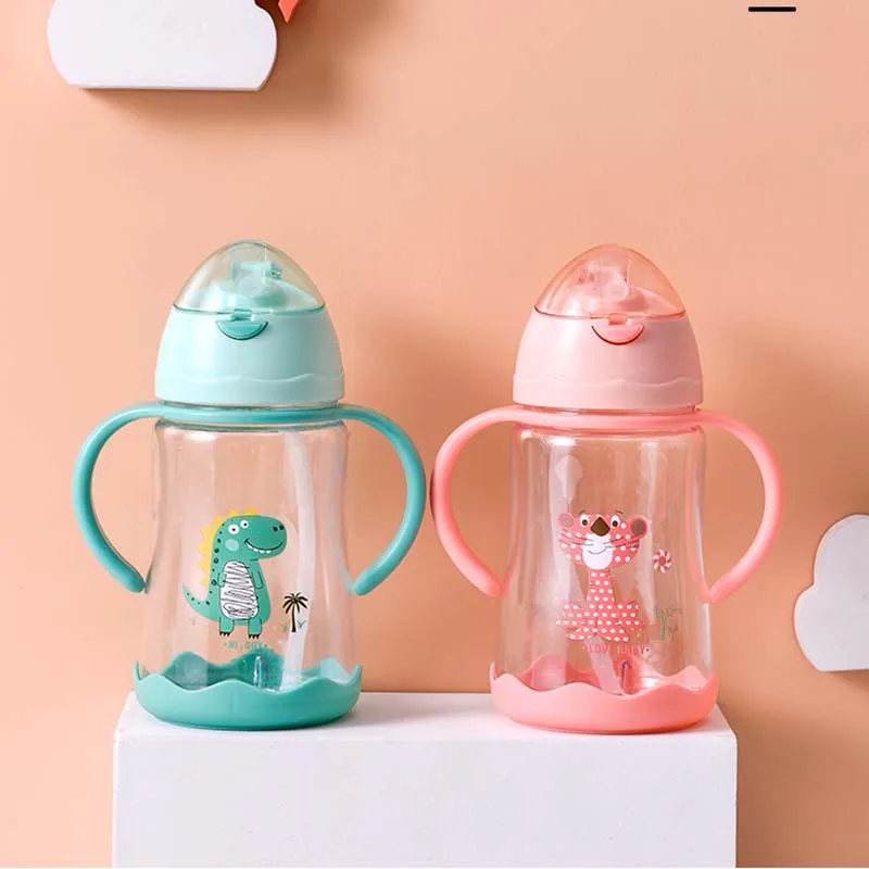 420 мл детская чашка для воды креативные Мультяшные детские чашки кормления с