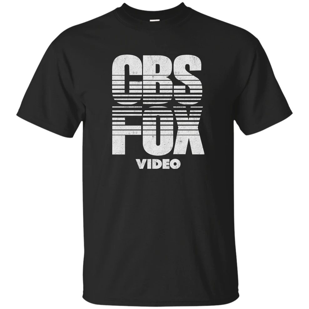 Видео Домашний фильм Cbs Fox Vhs Прокат логотип кассеты Ретро 1980 х брендовая одежда