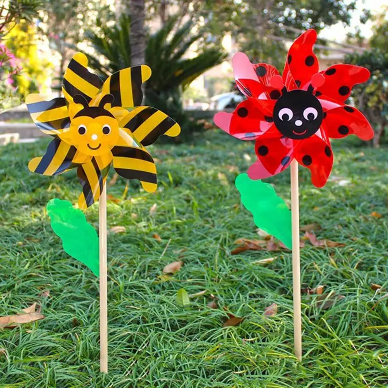 Деревянная ветряная мельница ветряной Спиннер колеса для дома сада