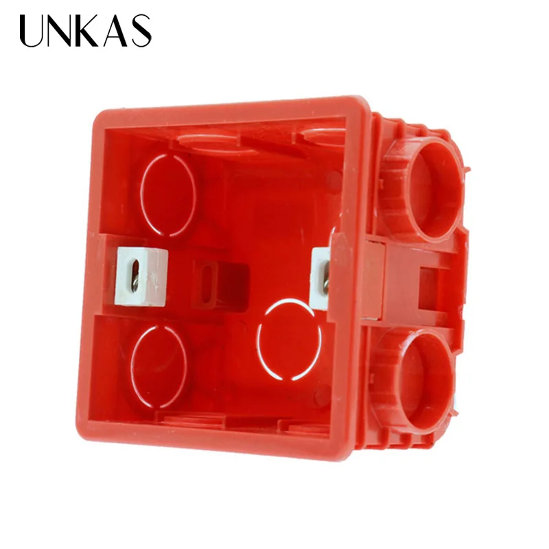 Mount Box-2 UNKAS 86 Тип сенсорный выключатель дистанционный переключатель освещения wifi выключатель света приложение беспроводной пульт дистанционного управления ЕС стандартная работа с Alexa Google Home - Цвет: Mount Box-2