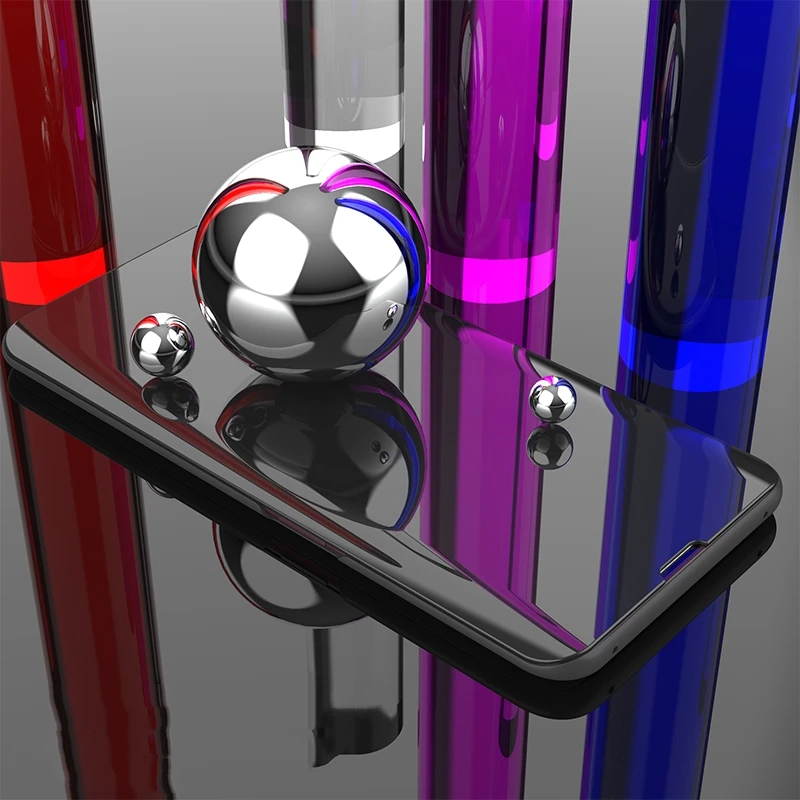 

Leather Flip Mirror Case For Samsung Galaxy Note 20 10 S20 S21 S30 Plus Ultra A72 A52 A42 A12 A51 A02 Cover Stand Phone Coque