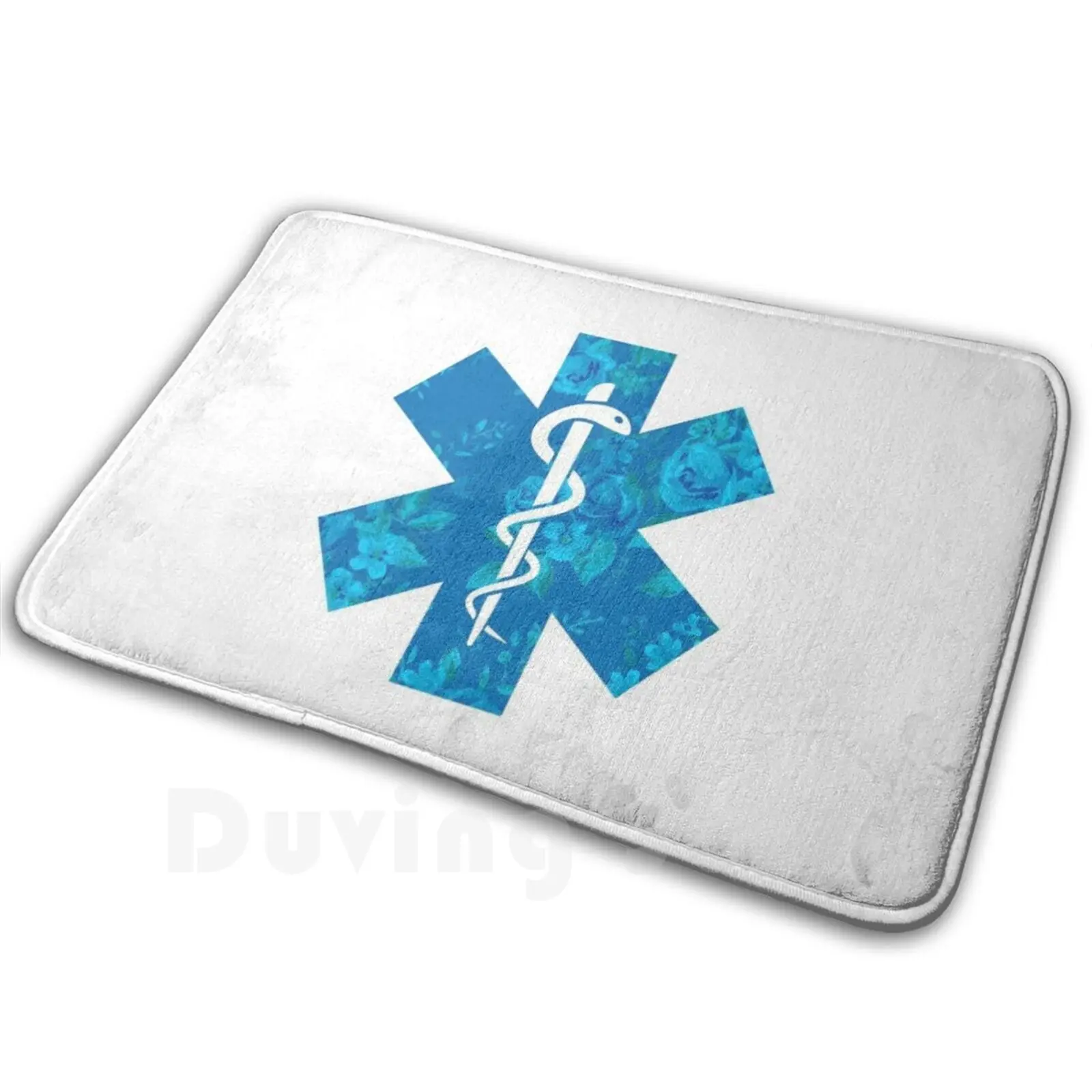 Коврик-ковер Emt противоскользящие напольные коврики для спальни с цветочным