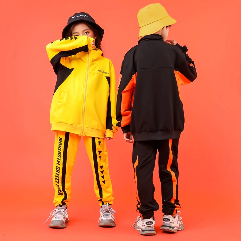 Крутой Детский свитер с высоким воротником спортивный костюм для бега