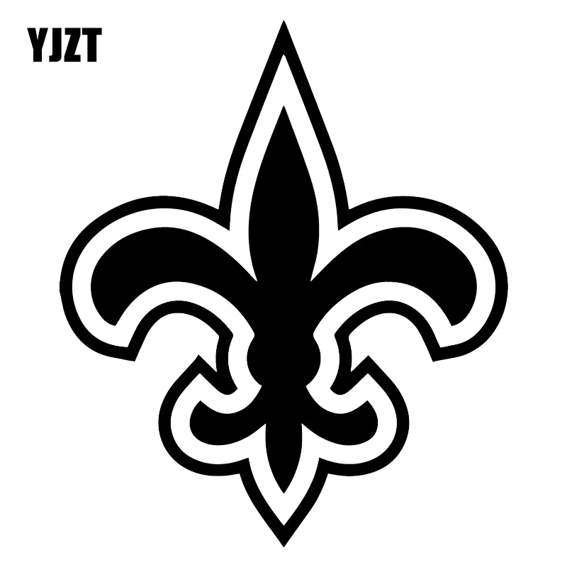 YJZT 13, 4 х15, 8 см виниловые наклейки для автомобиля с изображением лиса Луизианы, декоративные наклейки для окон