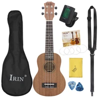 m mbat 21 inch ukulele hawaiian guitar 4 strings musical instrument sapele ukulele soprano mini guitar with gig bag gifts tuner