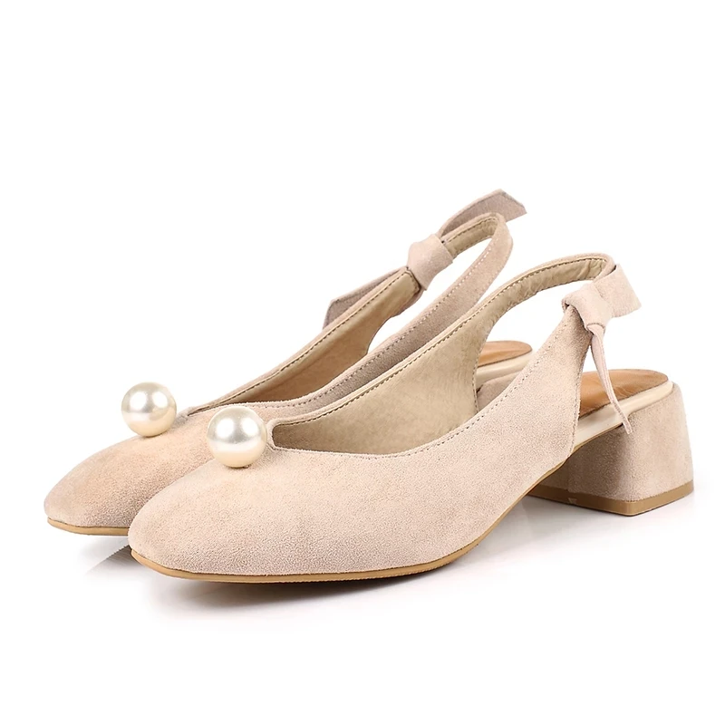 Сандалии женские на высоком каблуке босоножки с жемчугом и узелком бабочкой