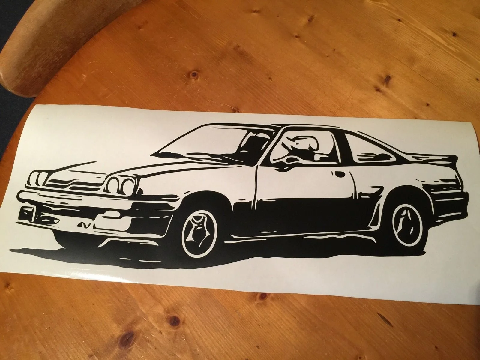 Для Opel Manta GTE* ультра массивная* Ретро настенная художественная виниловая наклейка различных размеров