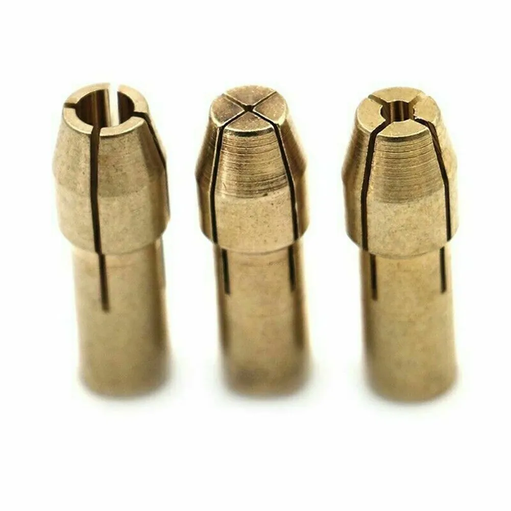 

10Pcs Brass Drill Chuck Collet Bit For Rotary Tools Adapter Impact Wrenches 0.5mm-3.2mm Drill Chucks