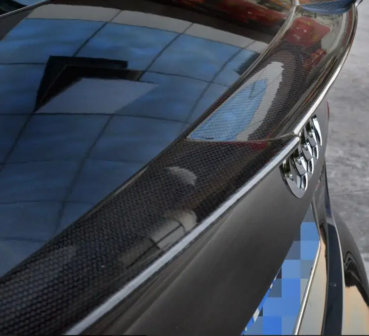 Carbon Fiber Car Rear Wing Trunk Lip Spoiler Fits For Audi A5 S5 4-door sedan 2007-2016 | Автомобили и мотоциклы