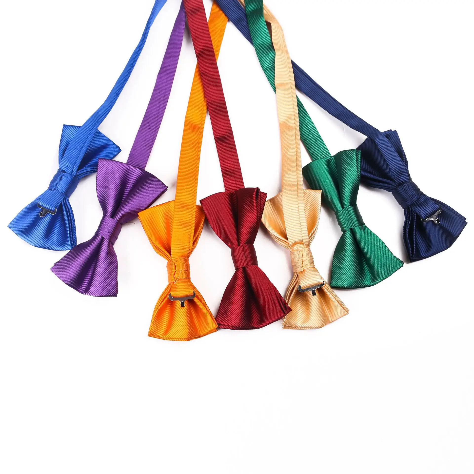 Linbaiway однотонный галстук-бабочка для мужских костюмов тканый полиэфирный