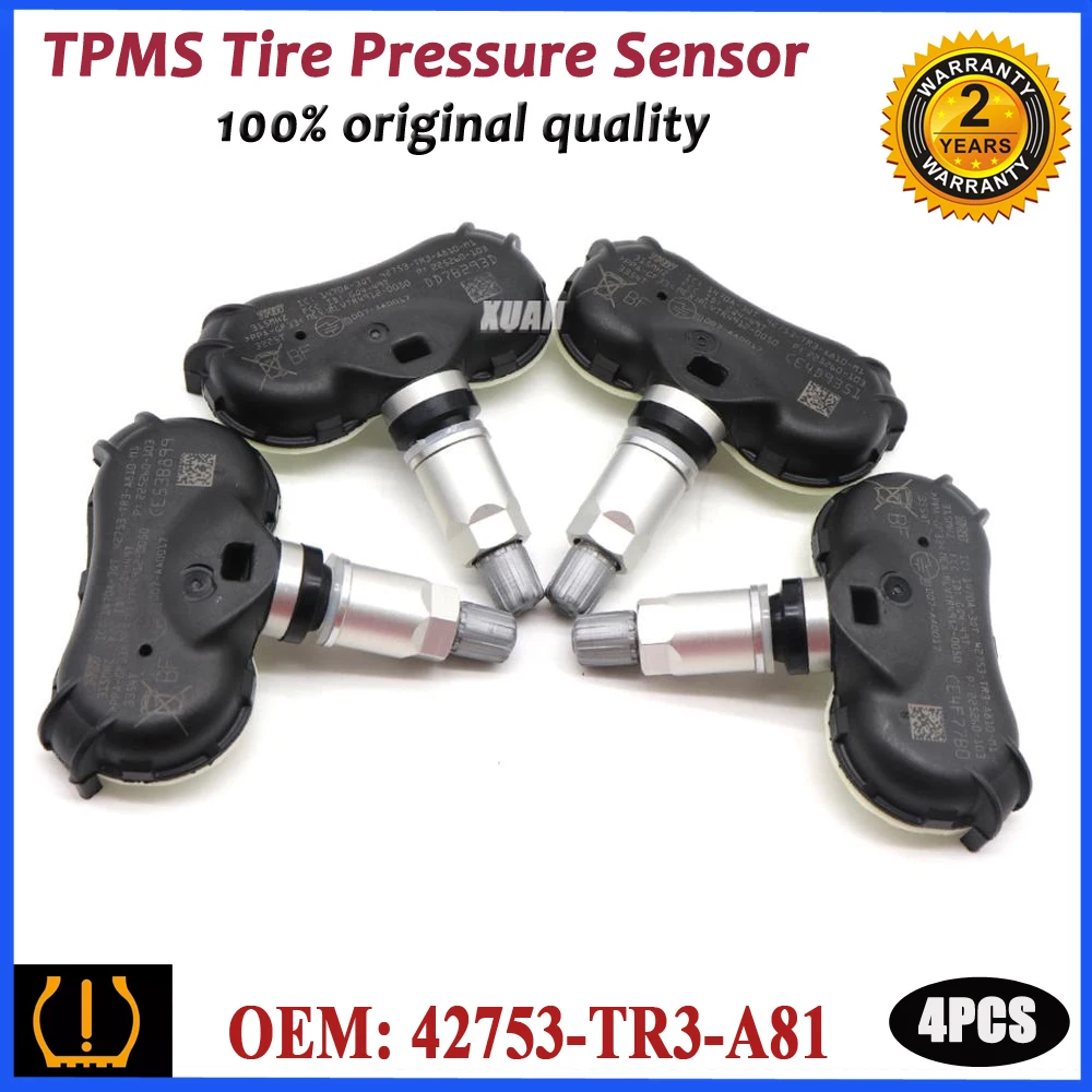 

Датчик давления в шинах TPMS 42753-TR3-A81, для Honda Civic Hybrid, подходит для Insight Odyssey Element, 315 МГц, 42753-SNA-A83