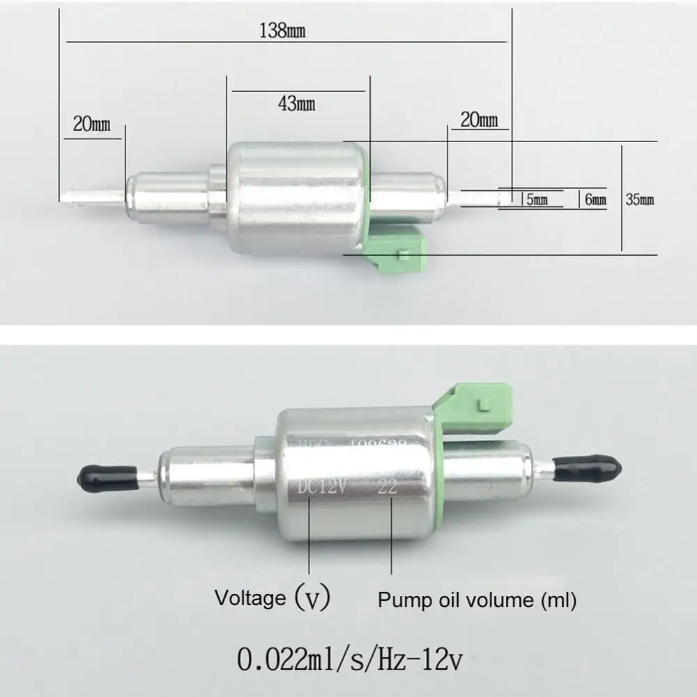 Универсальный автомобильный обогреватель 1000 Вт 5000 дизельный топливный насос
