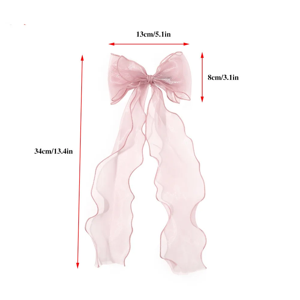 

1PC Fashion Satin Women Girls Hair Band Trendy Hairpin Casual Hair Clip Color Bright Silk Bow Ribbon Hairgrip Hair Accessories