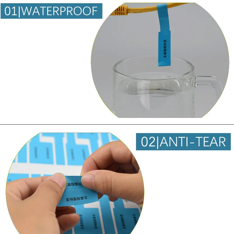 Самоклеящиеся этикетки для проводов органайзер водостойкие устойчивые к