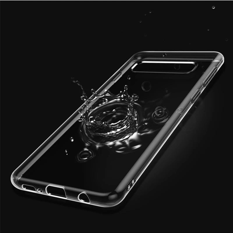 HTMOTXY для samsung A50 чехол прозрачный тонкий противоударный мягкий ТПУ задняя крышка