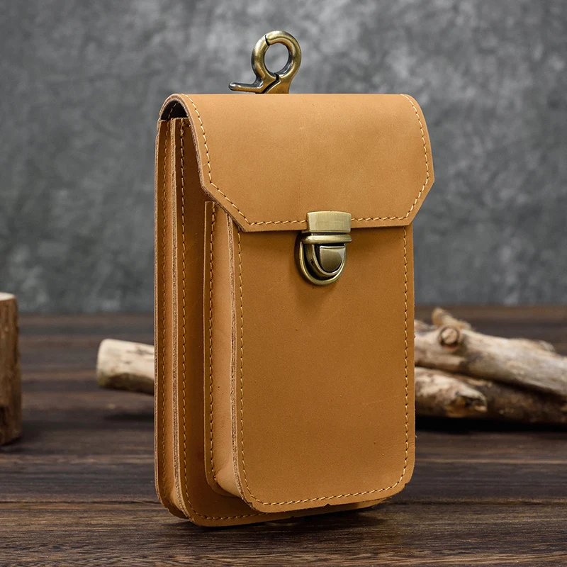 Newsbirds Высокое качество Натуральная кожа поясная сумка для мужчин улицы Поясная