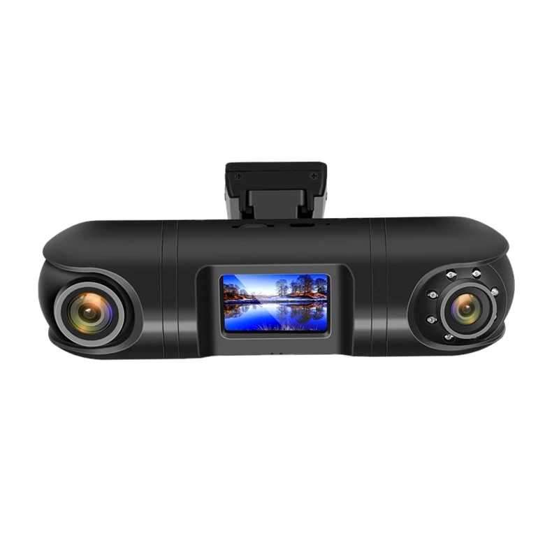 

HD 1080P Driving Recorder, Dual Cameras, Adjustable Viewing Angle, LCD Display