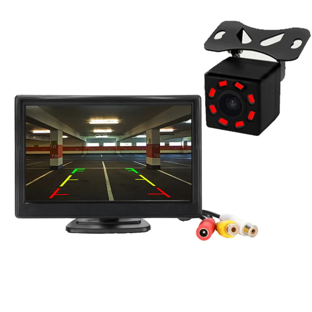 monitor IRCamera BYNCG 4,3 или 5 дюймов TFT lcd монитор автомобиля дисплей камера заднего вида парковочная резервная система для автомобиля заднего вида Мониторы NTSC PAL - Название цвета: monitor IRCamera