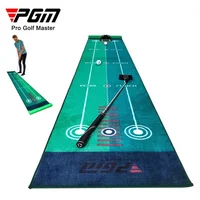 PGM Indoor Golf Putter Training Mat Putting Green Trainer Range Scale Double-direction Velvet Rug Blanket Home Office Game TL022