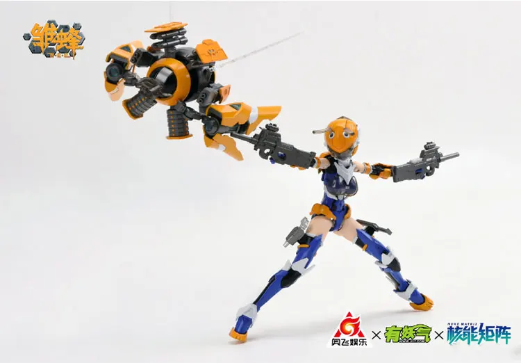 Nuke Matrix 1/12 scale B.E. Штурмовые ангелы полный действия пластиковая модель Мобильный