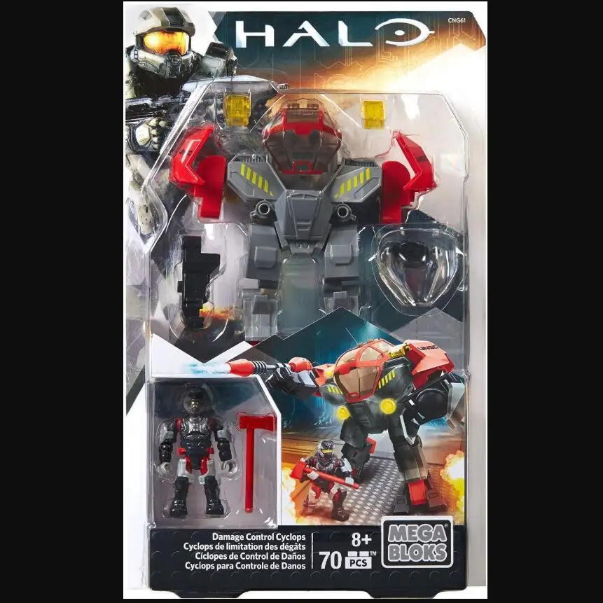 NEW Mega Bloks Halo контроль ущерба Циклоп строительство CNG61|Игровые фигурки и