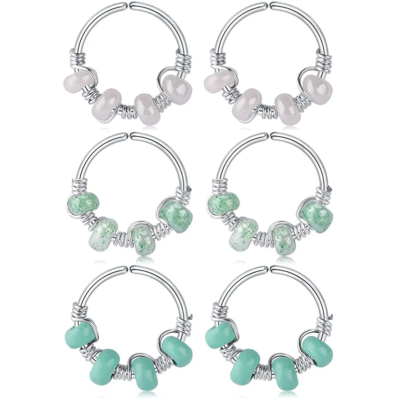 20 г кольцо в нос перегородка кольца серьги на Козелок хирургическая сталь