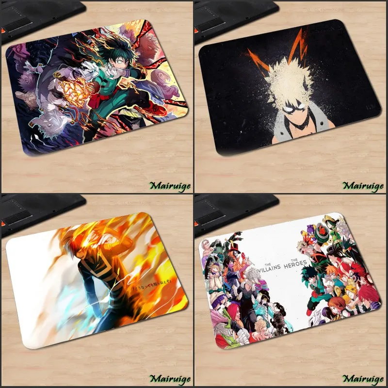 Hot Japan Jump Comic My Hero Academia Manga Anime Pattern Mousepad Cool Printed Animation Mouse Pad Mini Pc Computer | Компьютеры и