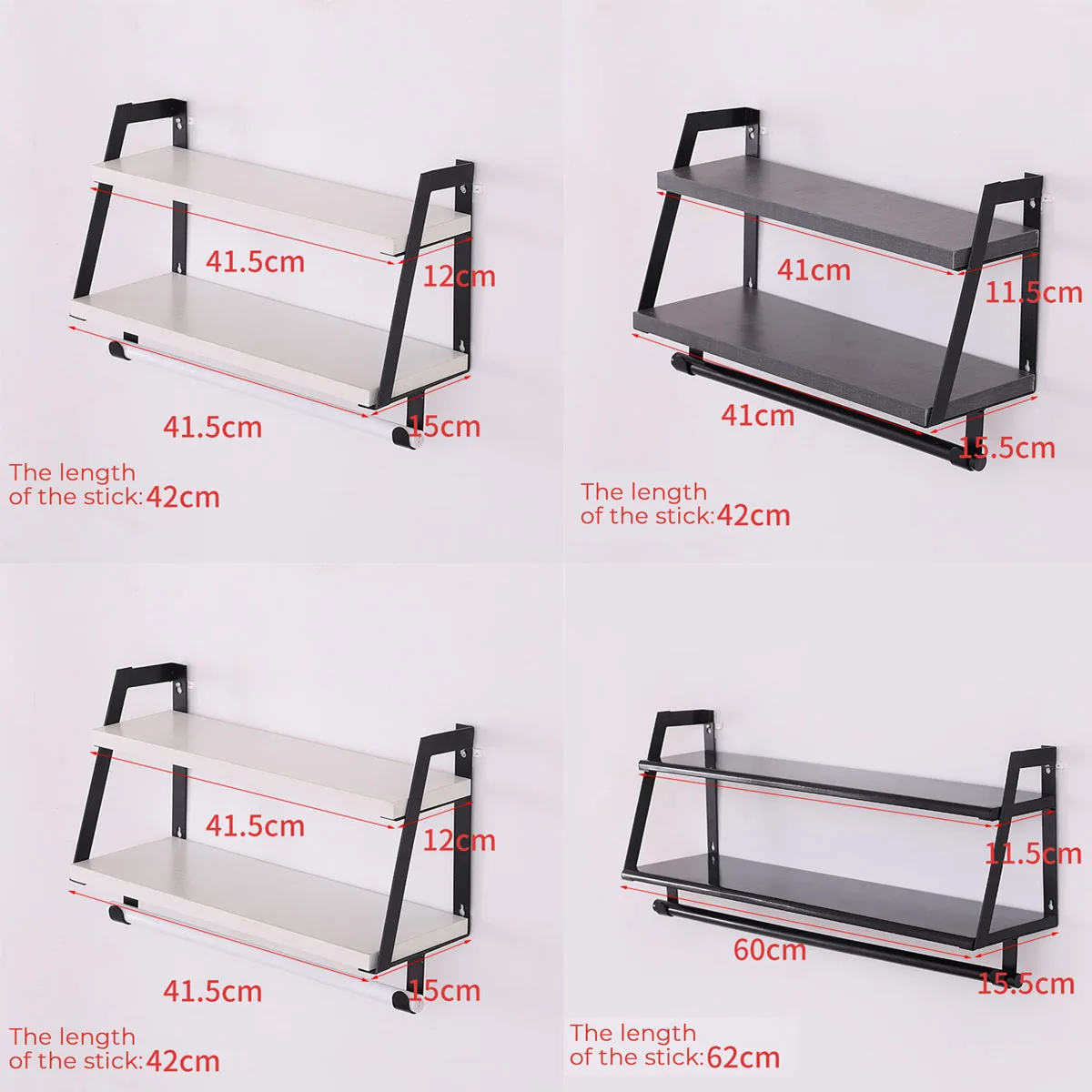 

Towel Holder Black Towel Rack Hanging Holder 3 Layer Towel Bar Robe Hook Aluminum Bathroom Shelf Organizer Shower Shampoo Shelve