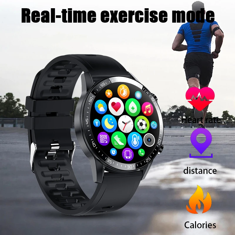 lige bluetooth phone smart watch men waterproof sports fitness watch health tracker weather display 2021 new smartwatch woman free global shipping