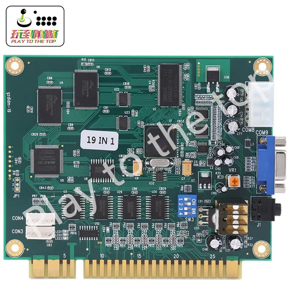 Новинка 19 в 1 горизонтальная Многоуровневая аркадная многоигровая печатная