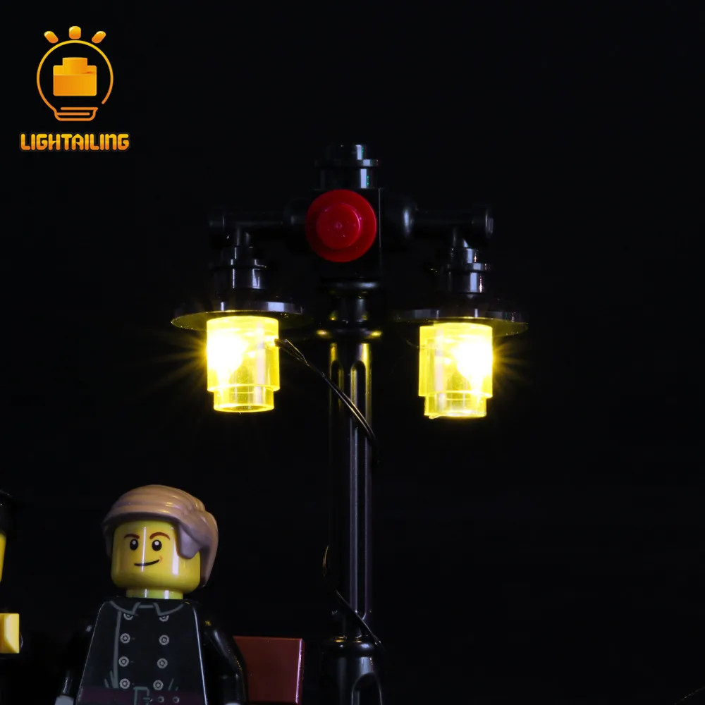 LIGHTAILING светодиодный светильник набор для создателя зимней деревенской пожарной станции светильник ing набор совместим с 10263(не включает модель