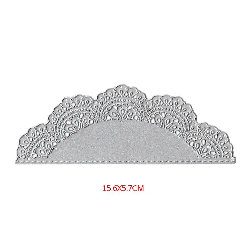 

Semicircle Lace Metal Cutting Dies Stencil DIY Scrapbooking Album Stamp Paper Card Embossing Craft Decor 95AA