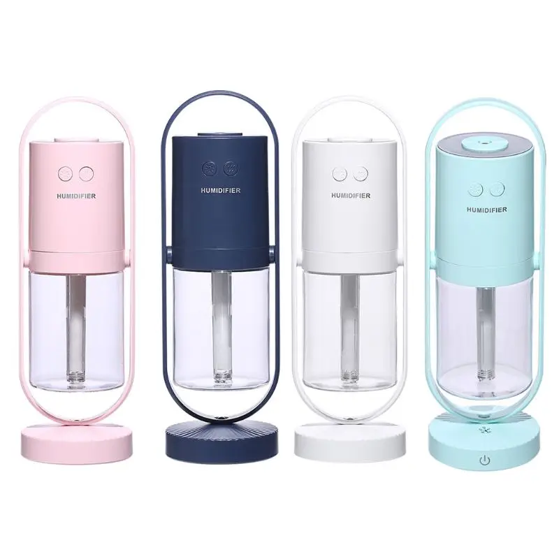 

Anion Cool Mist Air Humidifiers 7 Color Shifting Night Light Projection Lamp Air Purification Essential Oil Diffuser