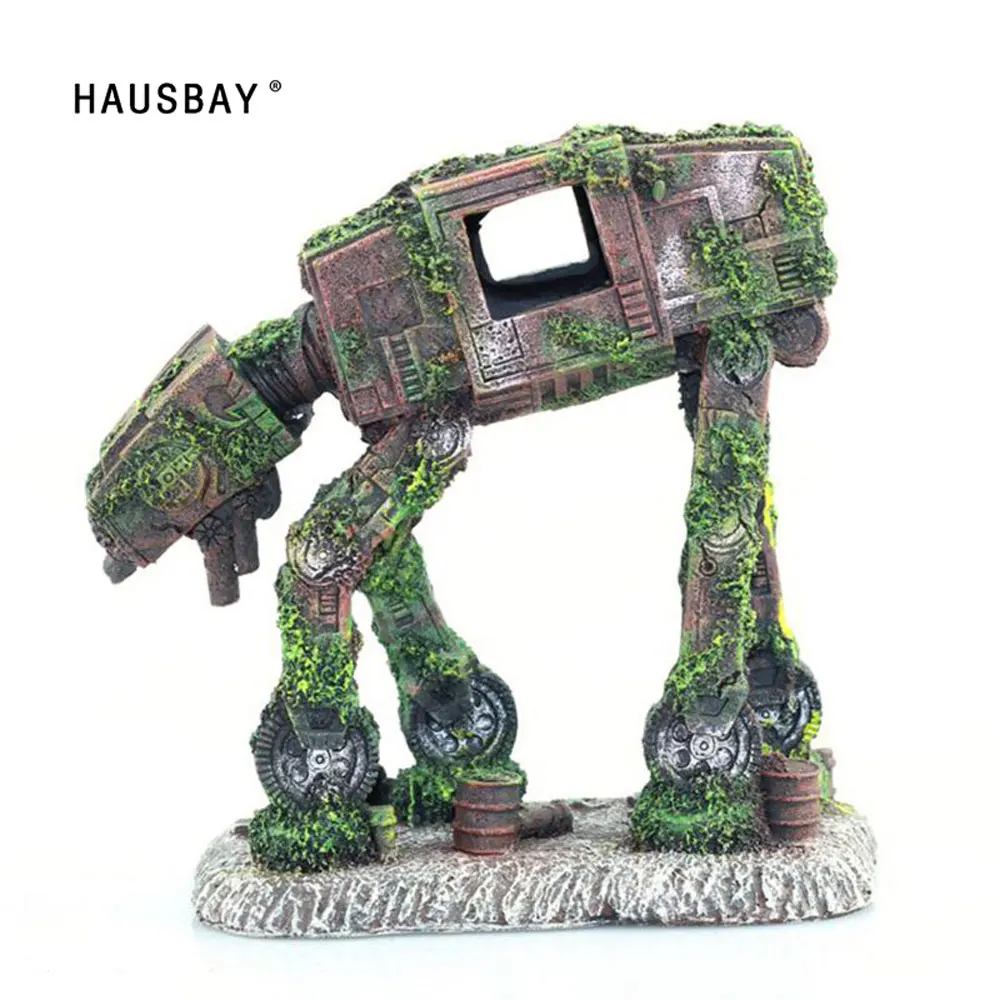 

Творческий аквариум, ландшафтный Autobot Robot трансформеры для собак тематика, украшение для аквариума, полимерные поделки D229