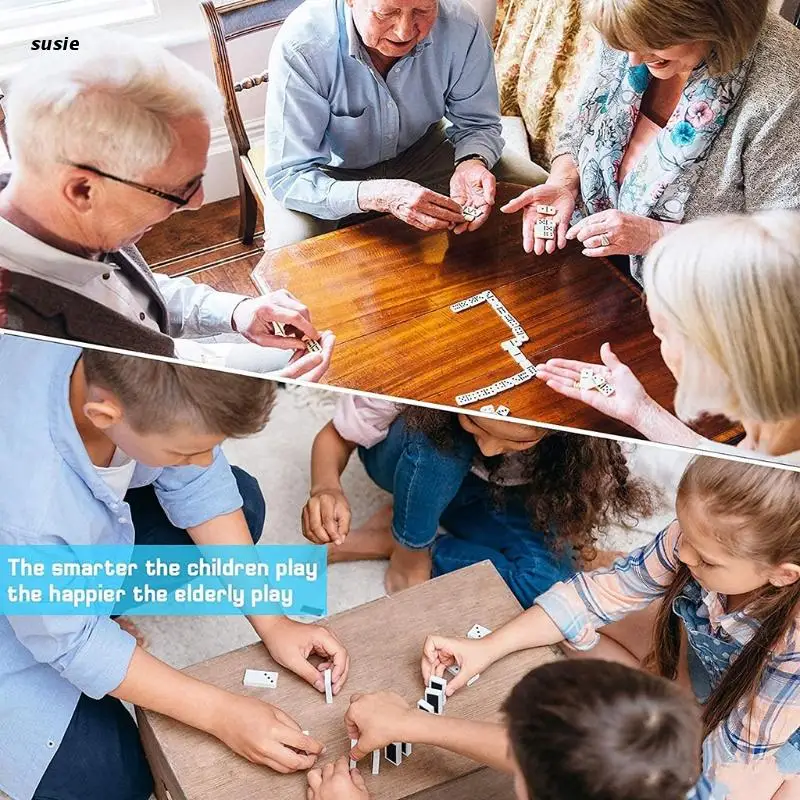 

1 Set Dominoes Storage Box Epoxy Resin Mold Dot Dominoes Crafts Silicone Mould X7YA