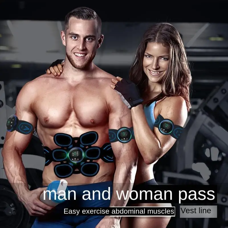 Умный брюшной пояс для похудения домашний ленивый Абдо мужской и женский