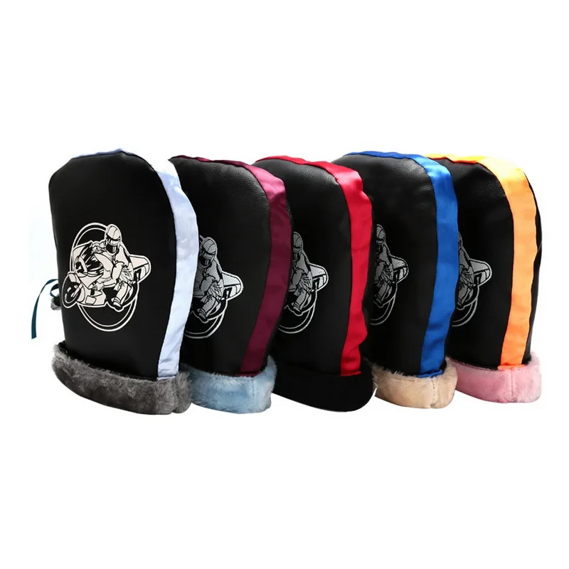 1 пара мотоциклетные ветрозащитные перчатки для руля рук зимние Утепленные