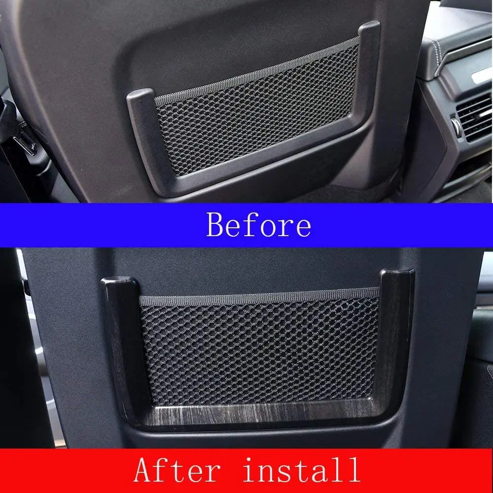 ABS Хромированная пластиковая внутренняя задняя часть сиденья рамка Накладка