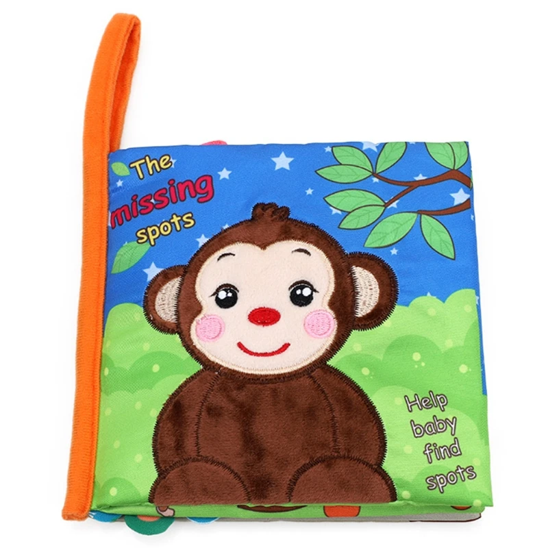 

Kids Interactive Book with Cute Animal Made by Non-toxic Cloth Activity Books