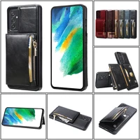 wallet leather cases for samsung galaxy note 20 s30 s21 s20 ultra plus a82 a72 a52 a32 a22 5g card slot bracket shockproof cover