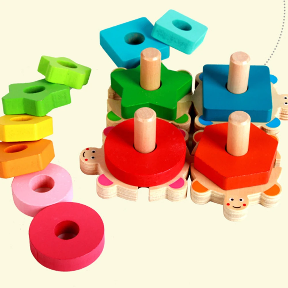 

Montessori Tortoise Matching Blocks Colorful Tortoise Block Color And Shape Matching Tortoise Geometry Block