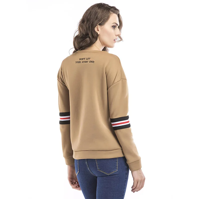 Autumn Winter Hoodie Women Embroidery Pullover Female Jersey Jumper Pull Femme | Женская одежда